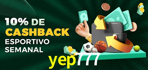 10% de bônus de cashback na yep777
